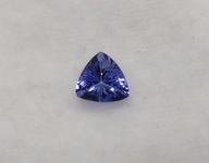 Naturalny tanzanit 0,85 ct pierścionek, zawieszka