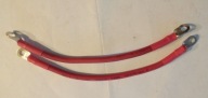 przewód 0,25 m zakuty 2x25-8 linka kabel jednożyłowy lgy 25mm2 czerwony