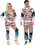 HIT DRES DRESIARA DRESIARZ LATA 80 90 KOMIKS POP ART UV Strój Kostium XL