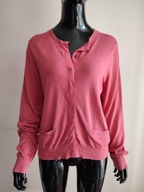 JIGSAW lekki sweter jedwab wełna kaszmir xl-40/42