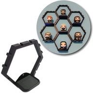 Modułowy Wieszak Półka Na Figurki Mini Funko POP LEGO JOY Inne Czarny 7szt