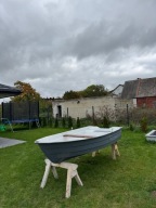 310cm szara antracyt łódka wiosłowa wędkarska Łódź lodka