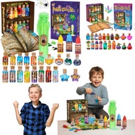 ZESTAW DO ROBIENIA ELIKSIROW MALEGO CHEMIKA DLA DZIECI HALLOWEEN DUZY XXL