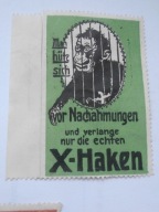 X-Haken - haczyki do obrazów - zalepka reklamowa