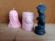 Zestaw świec „Cienie i Kruki” – mroczna elegancja z nutą kontrastu