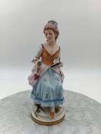 Japońska porcelana piękna kobieta czeka na ukochanego Japonia Homco - 26cm