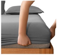 PRZEŚCIERADŁO JERSEY Z GUMKĄ ZAKŁADKA NA BOKI MATERAC RÓŻNE KOLORY 160X200