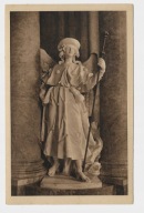 Krzeszów ok.1930r. Sanktuarium Matki Boskiej Łaskawej rzeźba Św. Rafał 255C