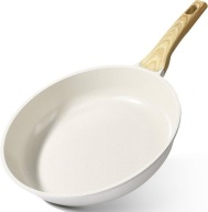 PATELNIA CERAMICZNA NIEPRZYWIERAJĄCA 24CM DO INDUKCJI Z CHŁODNYM UCHWYTEM