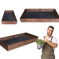 WARZYWNIAK DREWNIANY 120x80 ZIELNIK SKRZYNIA PODWYŻSZONA GRZĄDKA