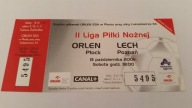 bilet ORLEN Płock - LECH Poznań 13.10.2001