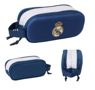 REAL MADRYT Licencjonowany Podwójny piórnik 3D saszetka 22 x 7 x 11 cm