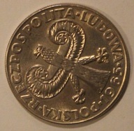 10 ZŁ ZŁOTYCH 1965 KOLUMNA ZYGMUNTA - SKRĘTKA ok. 290 STOPNI