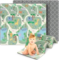 Mata Do Zabawy MAPALOU Składana 180x200cm Wodoodporna Safari