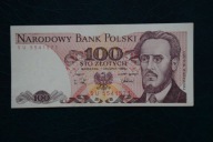 Banknot Polska PRL 100 złotych ser SU 1988 rok destrukt !!!