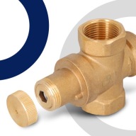 MINI REDUKTOR CIŚNIENIA WODY 3/4 CALA ZAWÓR REDUKCYJNY REDUKTOR 1-4 BAR