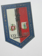 XXV lat Ludowego Wojska Polskiego zjazd motorowy Olsztyn LOK 1968 blacha