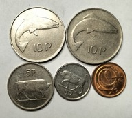 zestaw monet Irlandia 5 szt