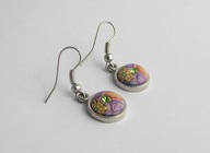 WISZĄCE ORYGINALNE KOLCZYKI KWIATY CYRKONIE