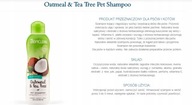 TROPICLEAN OATMEAL/TEA TREE szampon dla psa 592 ml