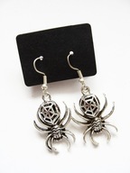 boskie kolczyki pająki punk gothic rękodzieło na prezent