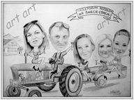 Karykatura portret ze zdjęcia do wydruku PROMOCJA