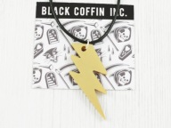 wisiorek piorun błyskawica punk soft grunge BC77