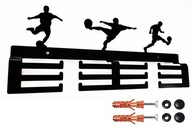 WIESZAK NA MEDALE DLA PIŁKARZA METALOWA MEDALÓWKA PIŁKARZE BARDZO MOCNA