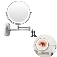 10X POWIĘKSZAJĄCE LUSTERKO DO MAKIJAŻU GOLENIA PODŚWIETLANE