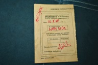 POLMOZBYT PRZEPUSTKA 1980 r