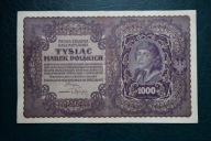 Banknot Polska 1000 marek 1919 rok II Serja V rzadka!!!