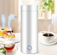 Mini Czajnik Podróżny 300W – Termiczny Kubek Grzewczy | Do Kawy, Herbaty