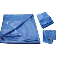 PLANDEKA GRUBA 75 g 3 x 4m MOCNA PŁACHTA MROZOODPORNA OKRYCIE WODOODPORNA