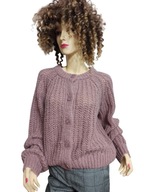 MSCH copenhagen SWETER krótki kardigan z wełną alpaką 36/38