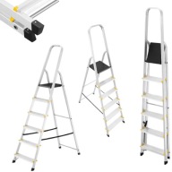 DRABINA HIGHER ALUMINIOWA 1 X 6 WYTRZYMAŁA SKŁADANA LEKKA