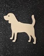 5x SKRAPKA PIES 6cm x 8 cm decoupage sklejka 3 wzory !