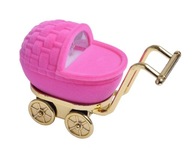 NOWE pudełko wózek, wózeczek różowy CHRZEST lub ROCZEK