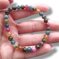 TU09 Bransoletka TURMALIN kolorowy 16 cm