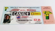 bilet GÓRNIK Łęczna - KS MYSZKÓW 25.04.2001