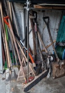 grabie szpadel GRABKI ŁOPATA widly szczotka ŁÓDŹ UŻYWANE OKAZJA NARZEDZIA