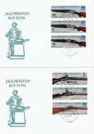 NRD - zabytkowa broń myśliwska - Mi. 2376-81 na kopercie FDC