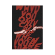 Plakat „High Call” – Muzyczny Line Art w Stylu Grunge