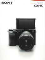 Katalog Prospekt Sony Alpha 6400 12 stron 2019 rok PL