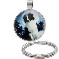 Brelok do kluczy/ka - Pies - ozdobna zawieszka, plecak, portfel