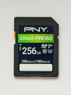 Karta pamięci PNY EliteX-PRO60 256 GB SDXC UHS-II U3 V60