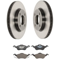 TARCZE + KLOCKI PRZÓD FORD FOCUS I MK1 1998-