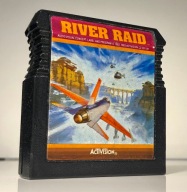 RIVER RAID gra na komputer Atari XL XE kartridż 8-bit retro Unikat samolot
