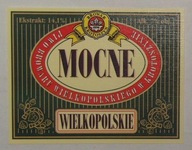 STARA ETYKIETA PIWO WIELKOPOLSKIE MOCNE BROWAR KROTOSZYN
