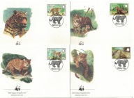 7-FDC67- Belize, WWF,Puma ,1985r