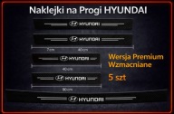 5 szt HYUNDAI Tucson Kona IONIQ i30, i20 Naklejki ochronne progi Bagażnik